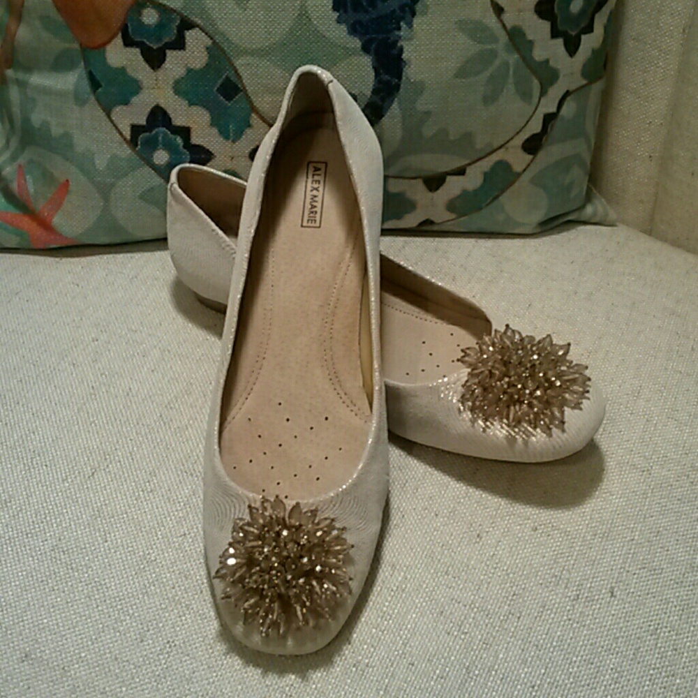 Alex Marie Cream flats